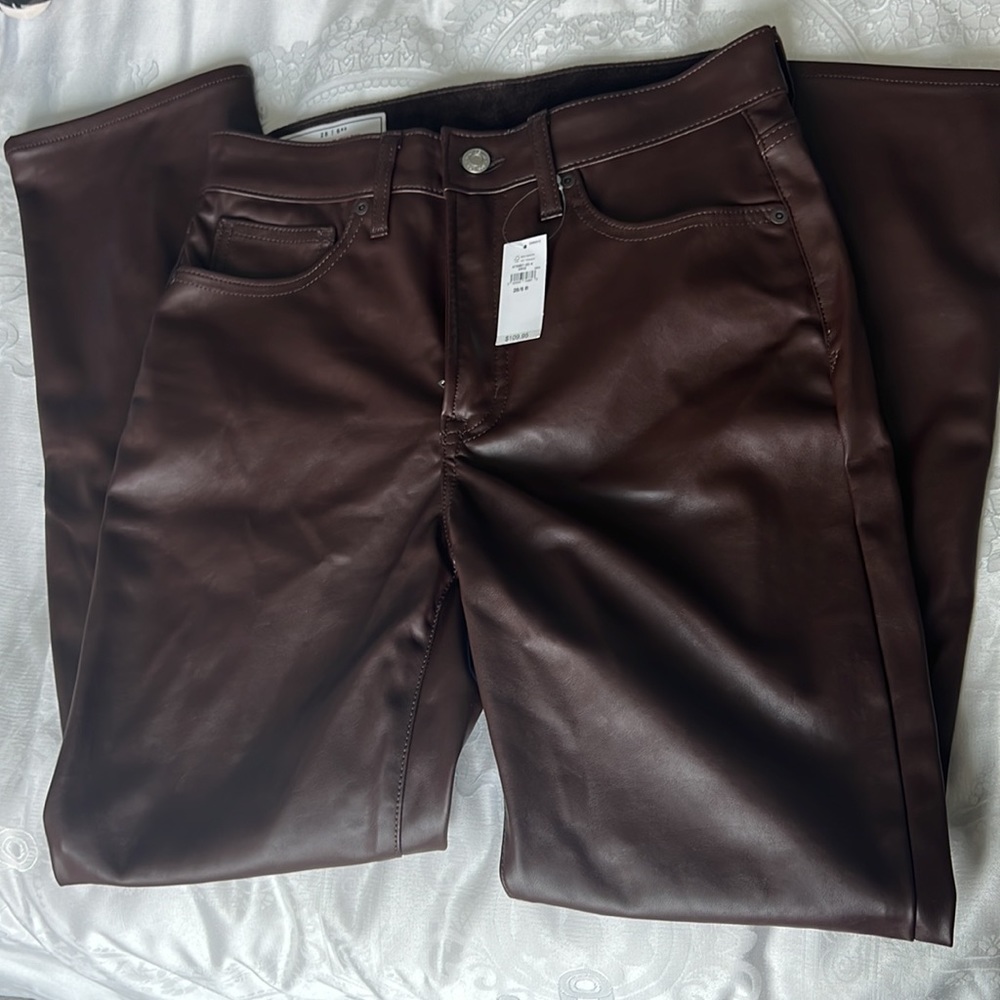 Pleather pants from GAP